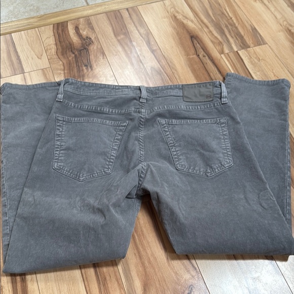 AG Men's Gray corduroy pants hemmed - Picture 6 of 8